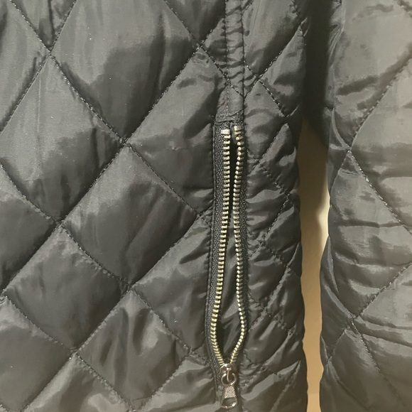 Banana Republic Black Quilted Women's Jacket ~ Size small ~ Full zip - Picture 4 of 9